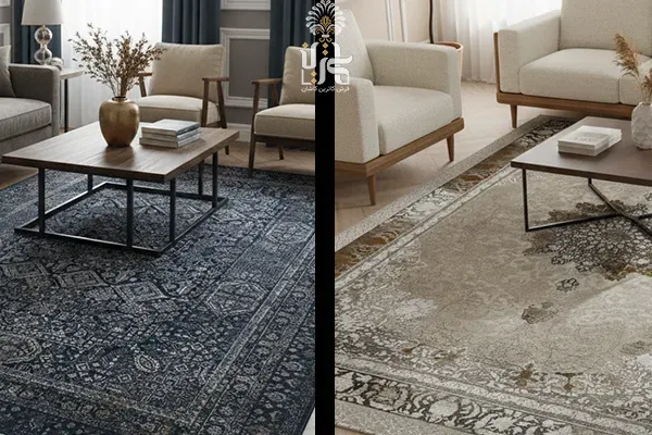 تفاوت فرش مدرن و وینتیج؛ جدول راهنما و مقایسه سریع